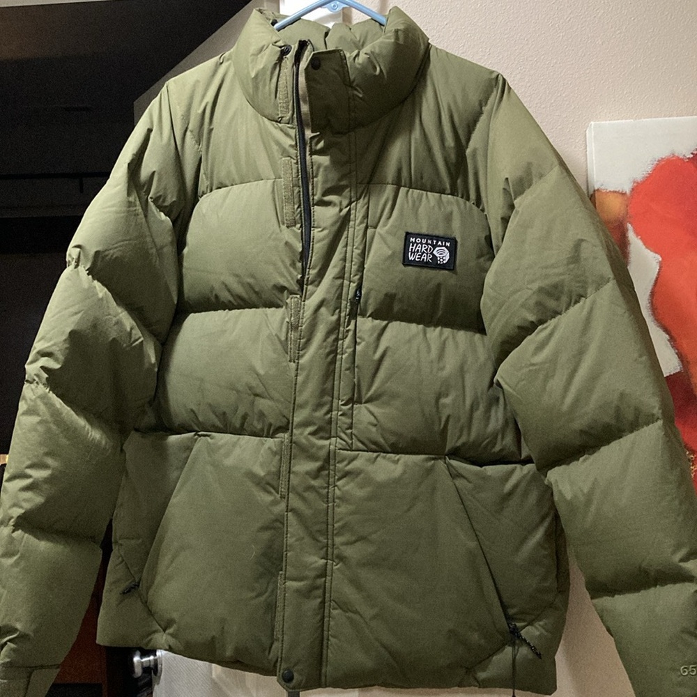 Mountain Hardwear Green Puffer Jacket
